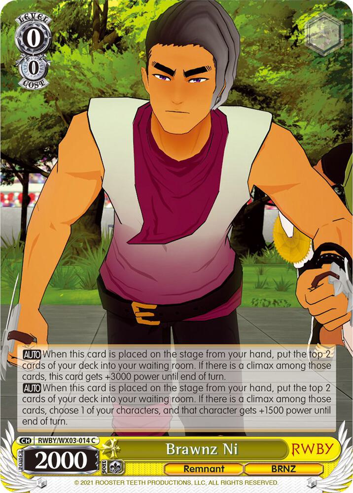 Brawnz Ni - [RWBY] | Gear Gaming Fayetteville