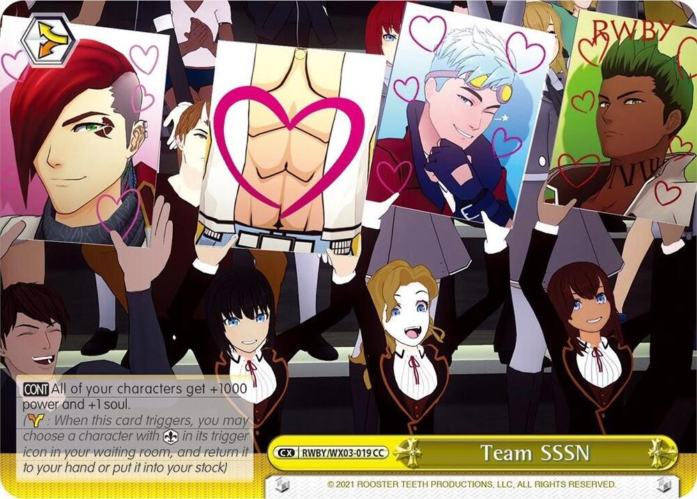 Team SSSN - [RWBY] | Gear Gaming Fayetteville