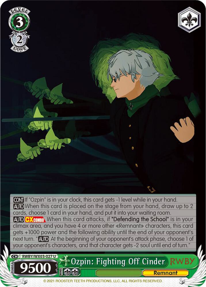 Ozpin: Fighting Off Cinder - [RWBY] | Gear Gaming Fayetteville