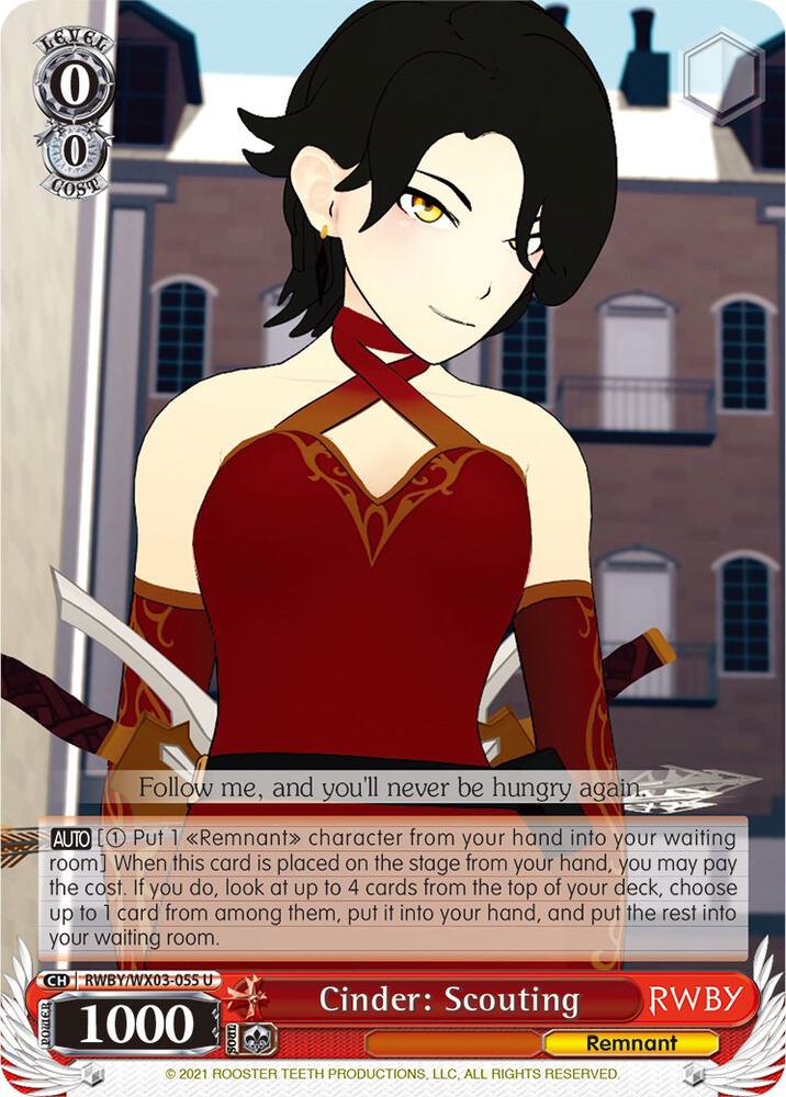 Cinder: Scouting - [RWBY] | Gear Gaming Fayetteville