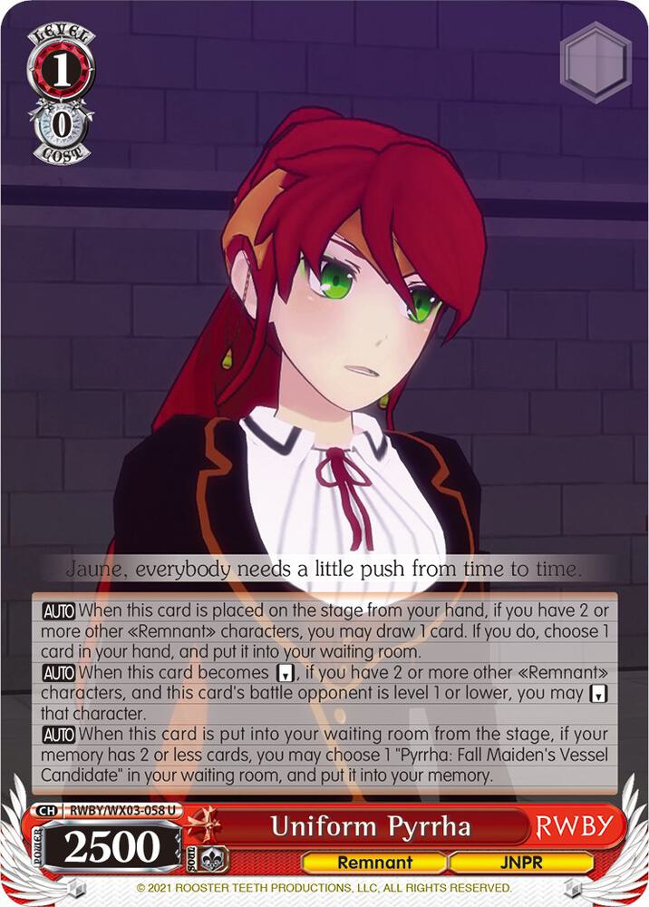 Uniform Pyrrha - [RWBY] | Gear Gaming Fayetteville