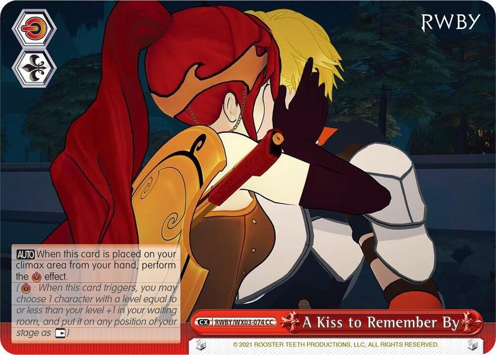 A Kiss to Remember By - [RWBY] | Gear Gaming Fayetteville