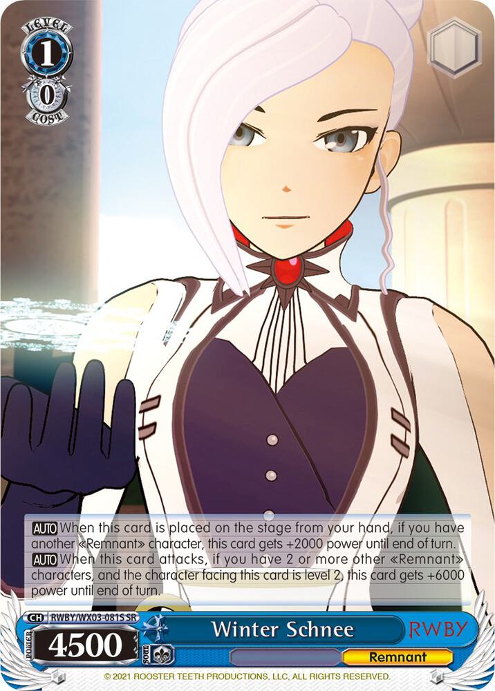 Winter Schnee (SR) - [RWBY] | Gear Gaming Fayetteville