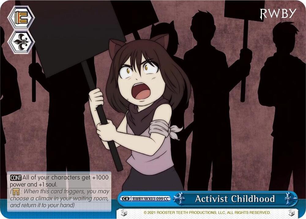 Activist Childhood - [RWBY] | Gear Gaming Fayetteville