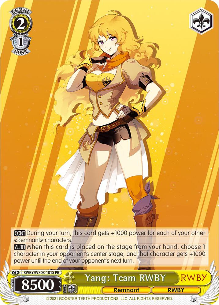 Yang: Team RWBY (Alternate Art) - [RWBY] | Gear Gaming Fayetteville