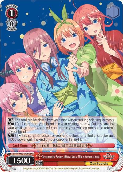 The Quintuplets' Summer, Ichika & Nino & Miku & Yotsuba & Itsuki - [The Quintessential Quintuplets] | Gear Gaming Fayetteville