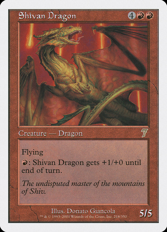 Shivan Dragon [Seventh Edition] | Gear Gaming Fayetteville