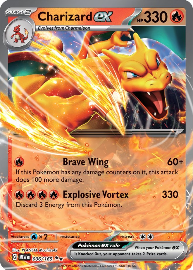 Charizard ex (006/165) [Scarlet & Violet 151] | Gear Gaming Fayetteville