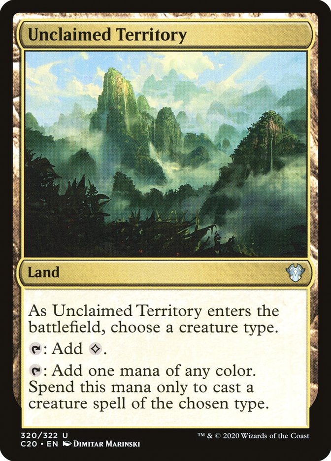 Unclaimed Territory [Commander 2020] | Gear Gaming Fayetteville