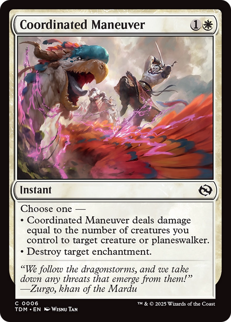 Coordinated Maneuver [Tarkir: Dragonstorm] | Gear Gaming Fayetteville