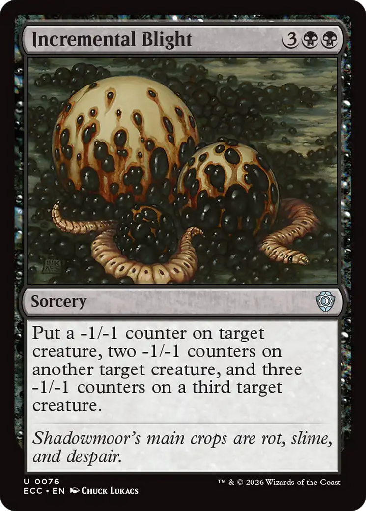 Incremental Blight [Lorwyn Eclipsed Commander] | Gear Gaming Fayetteville