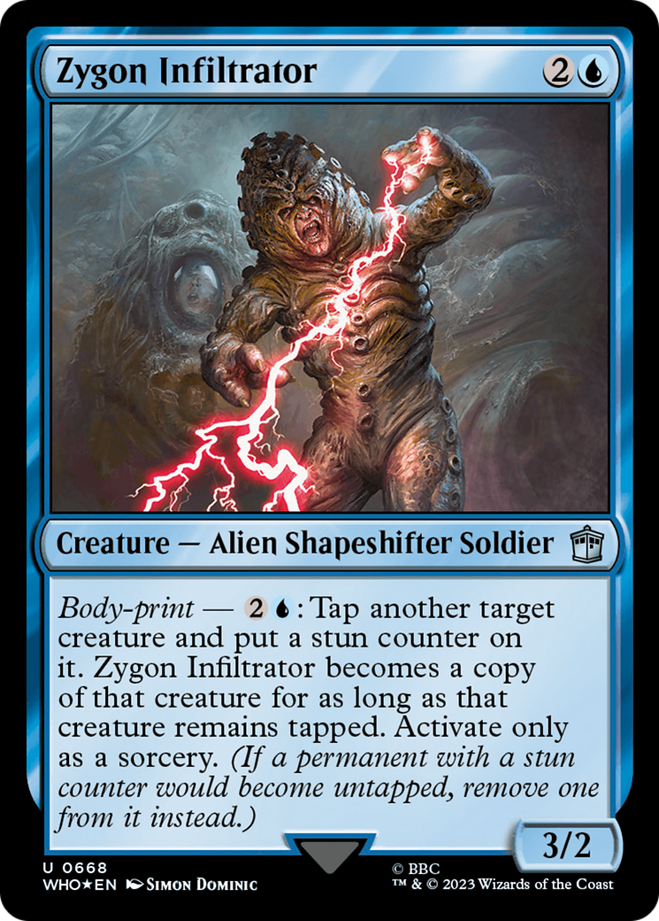 Zygon Infiltrator (Surge Foil) [Doctor Who] | Gear Gaming Fayetteville