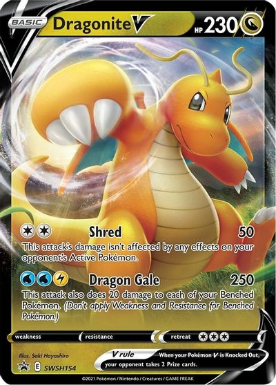 Dragonite V (SWSH154) [Sword & Shield: Black Star Promos] | Gear Gaming Fayetteville