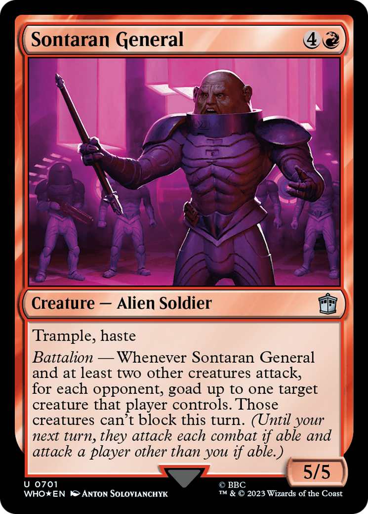 Sontaran General (Surge Foil) [Doctor Who] | Gear Gaming Fayetteville