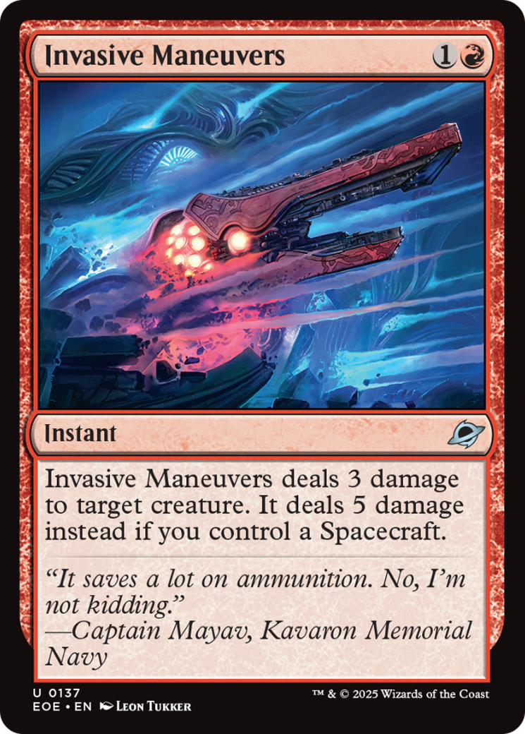 Invasive Maneuvers [Edge of Eternities] | Gear Gaming Fayetteville