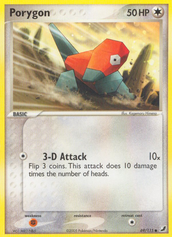 Porygon (69/115) [EX: Unseen Forces] | Gear Gaming Fayetteville