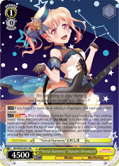 "Astral Harmony" Nanami Hiromachi (Parallel Foil) - [Morfonica x RAISE A SUILEN] | Gear Gaming Fayetteville