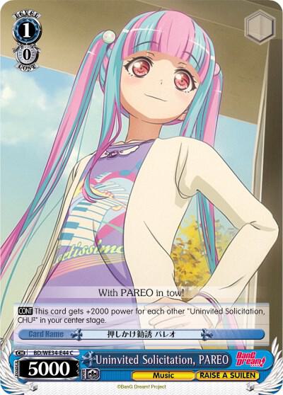 Uninvited Solicitation, PAREO (Parallel Foil) - [Morfonica x RAISE A SUILEN] | Gear Gaming Fayetteville