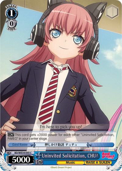 Uninvited Solicitation, CHU² (Parallel Foil) - [Morfonica x RAISE A SUILEN] | Gear Gaming Fayetteville