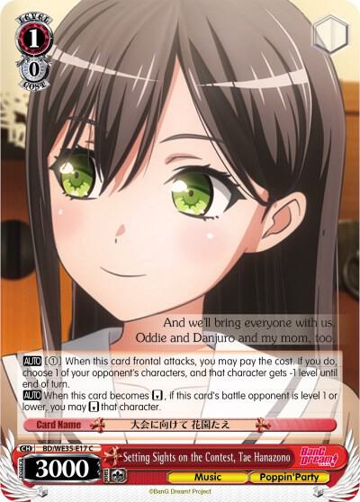 Setting Sights on the Contest, Tae Hanazono - [Poppin’Party x Roselia] | Gear Gaming Fayetteville
