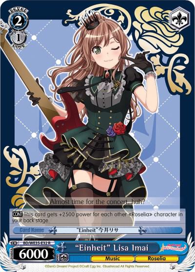 "Einheit" Lisa Imai (Parallel Foil) - [Poppin’Party x Roselia] | Gear Gaming Fayetteville