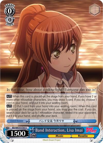 Band Interaction, Lisa Imai (Parallel Foil) - [Poppin’Party x Roselia] | Gear Gaming Fayetteville