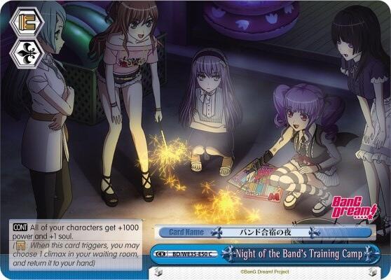 Night of the Band's Training Camp (Parallel Foil) - [Poppin’Party x Roselia] | Gear Gaming Fayetteville