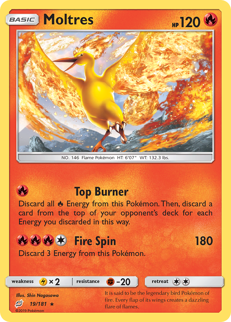Moltres (19/181) [Sun & Moon: Team Up] | Gear Gaming Fayetteville