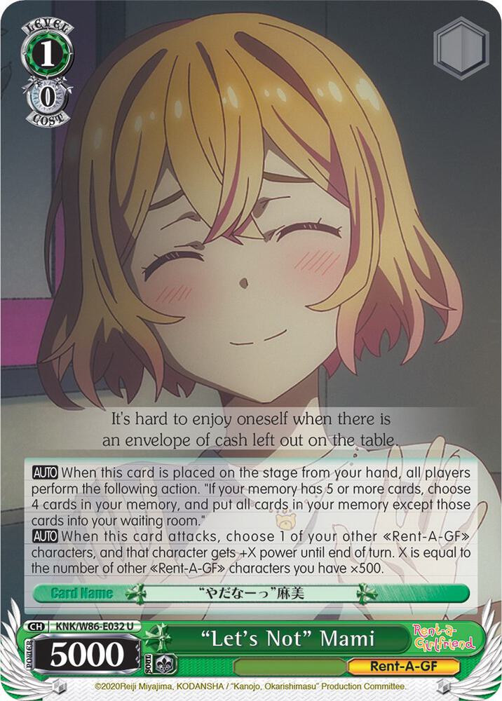"Let's Not" Mami - [Rent-A-Girlfriend] | Gear Gaming Fayetteville