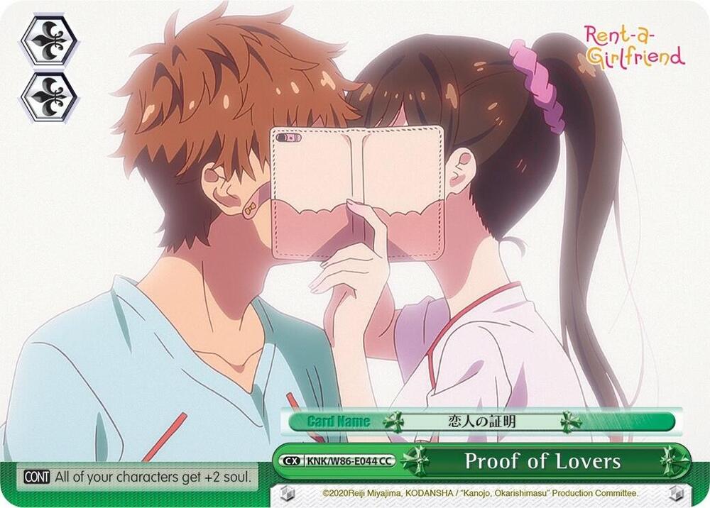 Proof of Lovers - [Rent-A-Girlfriend] | Gear Gaming Fayetteville