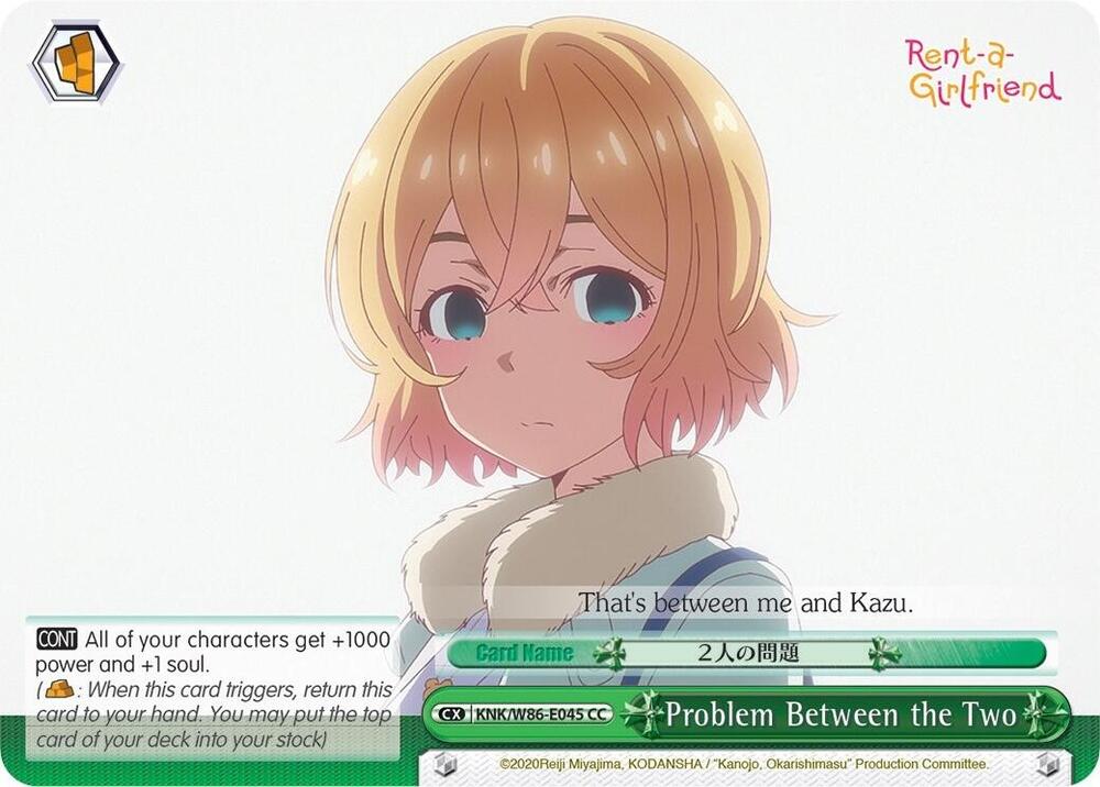 Problem Between the Two - [Rent-A-Girlfriend] | Gear Gaming Fayetteville