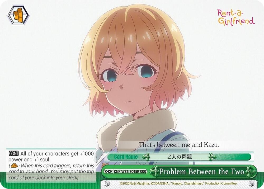 Problem Between the Two (RRR) - [Rent-A-Girlfriend] | Gear Gaming Fayetteville