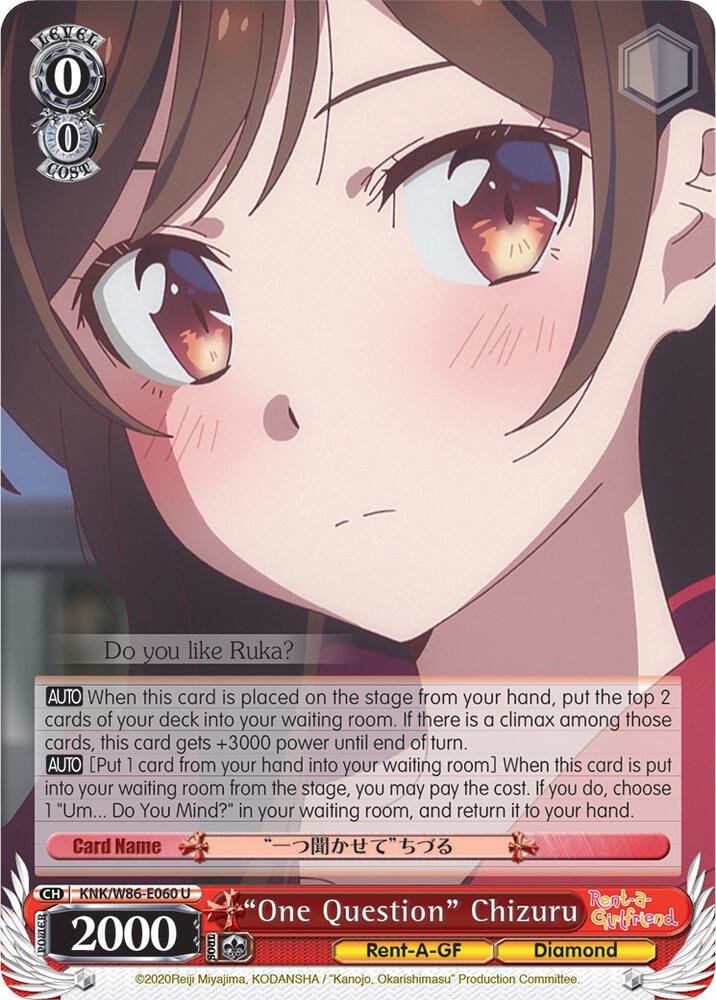 "One Question" Chizuru - [Rent-A-Girlfriend] | Gear Gaming Fayetteville