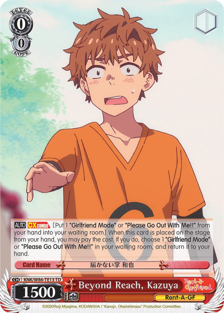 Beyond Reach, Kazuya - [Rent-A-Girlfriend] | Gear Gaming Fayetteville