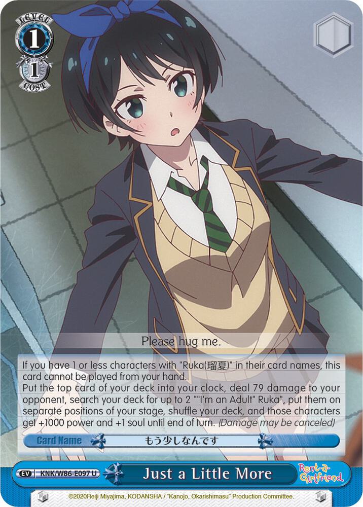 Just a Little More - [Rent-A-Girlfriend] | Gear Gaming Fayetteville