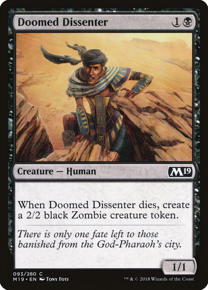 Doomed Dissenter [Core Set 2019] | Gear Gaming Fayetteville