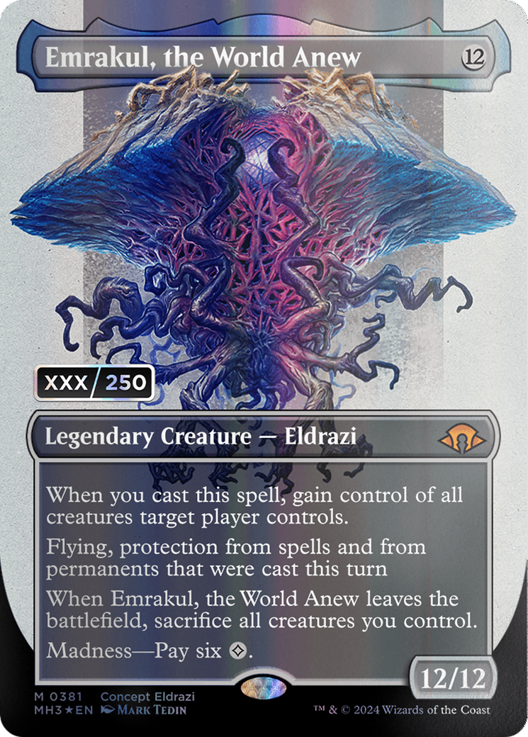 Emrakul, the World Anew (Borderless) (Serial Numbered) [Modern Horizons 3] | Gear Gaming Fayetteville