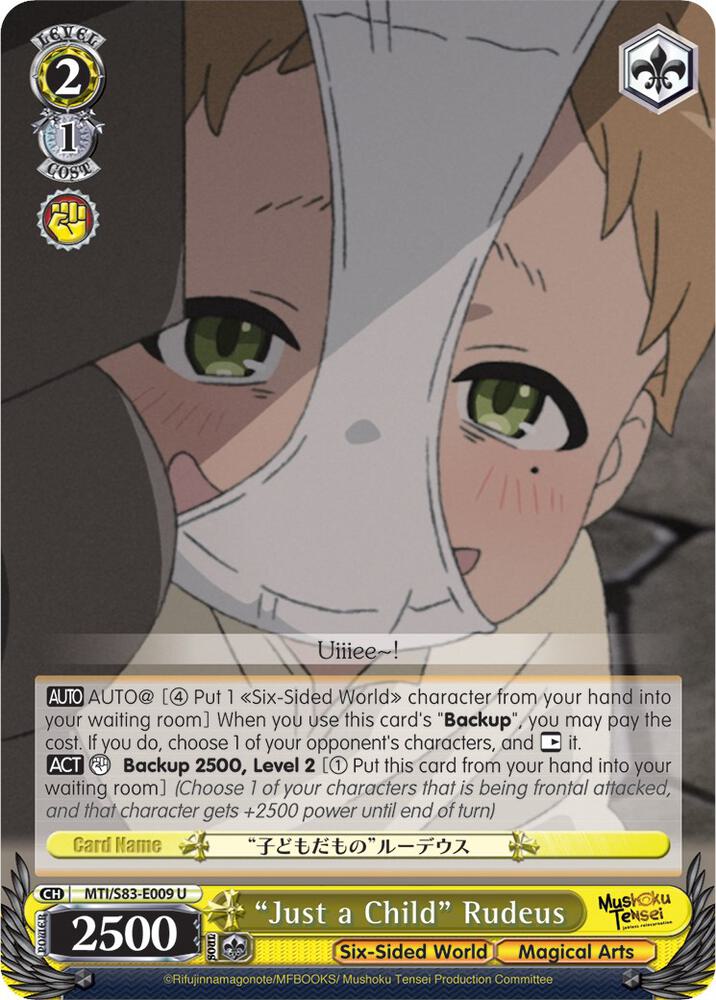 "Just a Child" Rudeus - [Mushoku Tensei: Jobless Reincarnation] | Gear Gaming Fayetteville