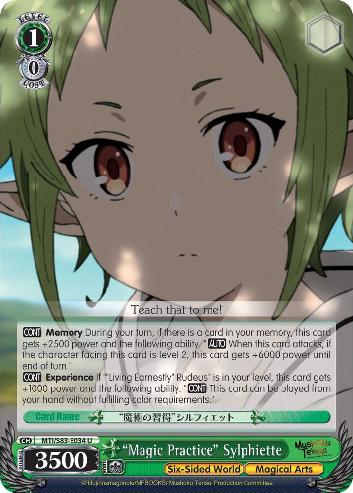 "Magic Practice" Sylphiette - [Mushoku Tensei: Jobless Reincarnation] | Gear Gaming Fayetteville