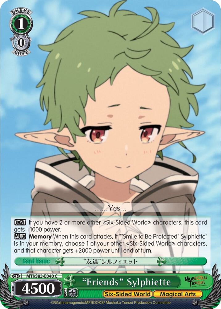 "Friends" Sylphiette - [Mushoku Tensei: Jobless Reincarnation] | Gear Gaming Fayetteville