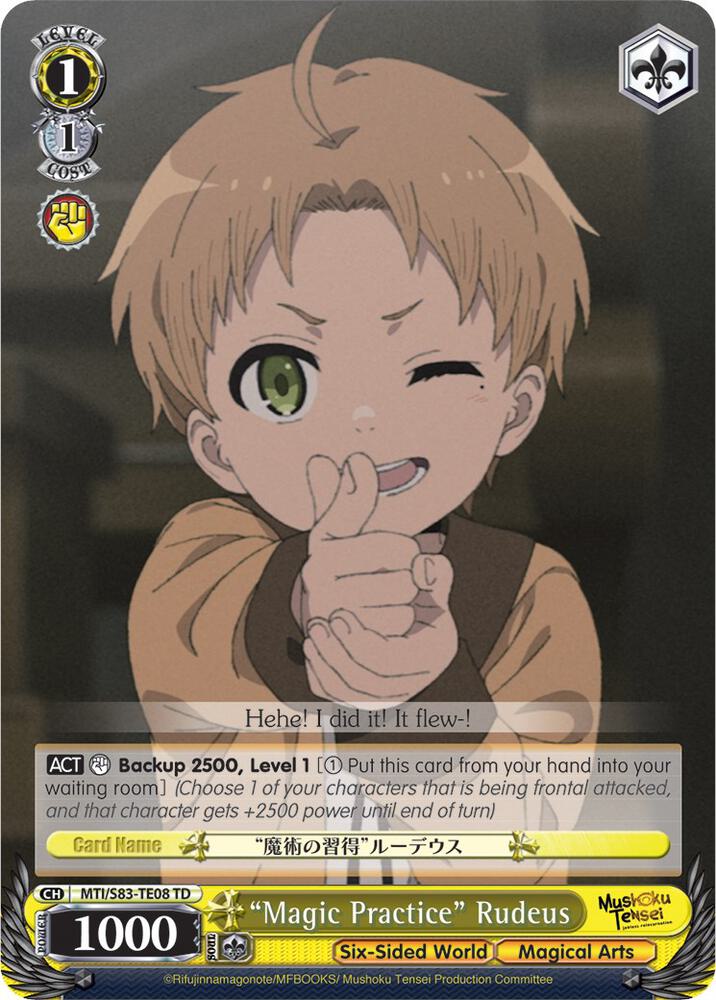 "Magic Practice" Rudeus - [Mushoku Tensei: Jobless Reincarnation] | Gear Gaming Fayetteville