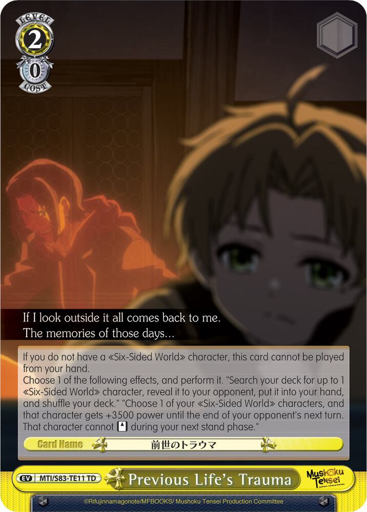 Previous Life's Trauma - [Mushoku Tensei: Jobless Reincarnation] | Gear Gaming Fayetteville