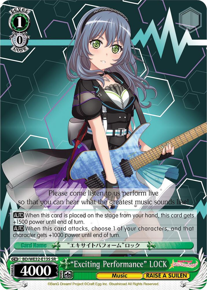 "Exciting Performance" LOCK - [BanG Dream! Girls Band Party! Premium Booster] | Gear Gaming Fayetteville
