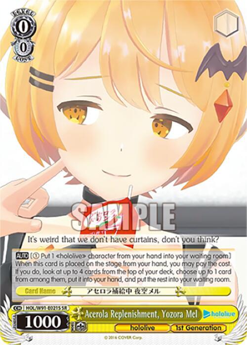 Acerola Replenishment, Yozora Mel (SR) - [hololive production] | Gear Gaming Fayetteville