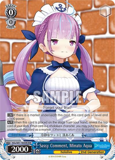 Sassy Comment, Minato Aqua (RRR) - [hololive production] | Gear Gaming Fayetteville