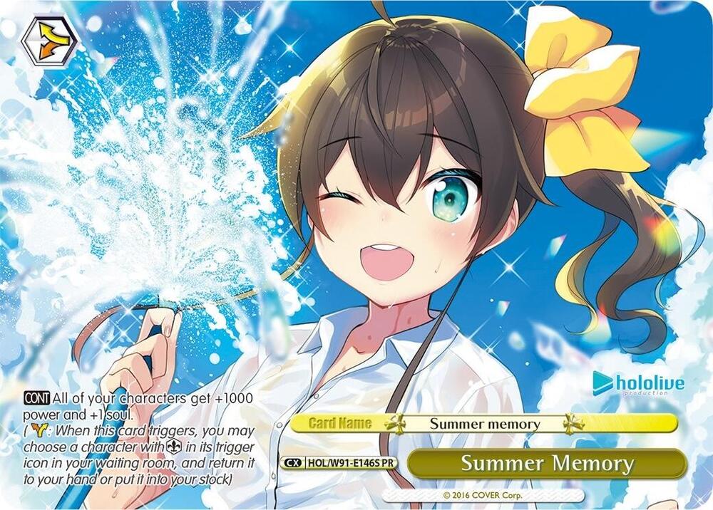 Summer Memory (PR Foil) - [hololive production] | Gear Gaming Fayetteville