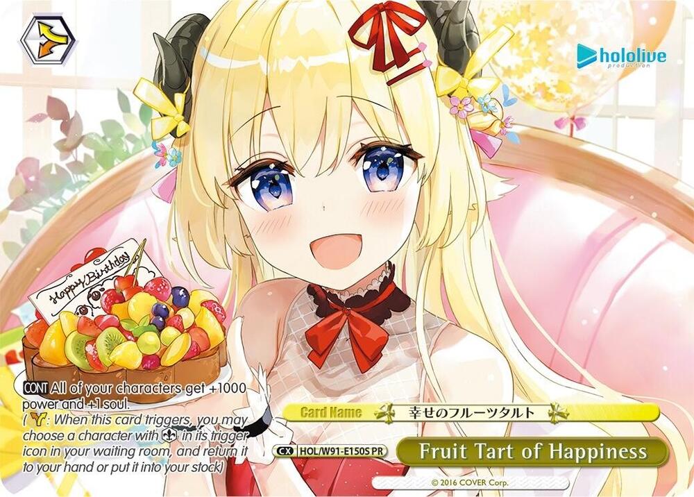 Fruit Tart of Happiness (PR Foil) - [hololive production] | Gear Gaming Fayetteville