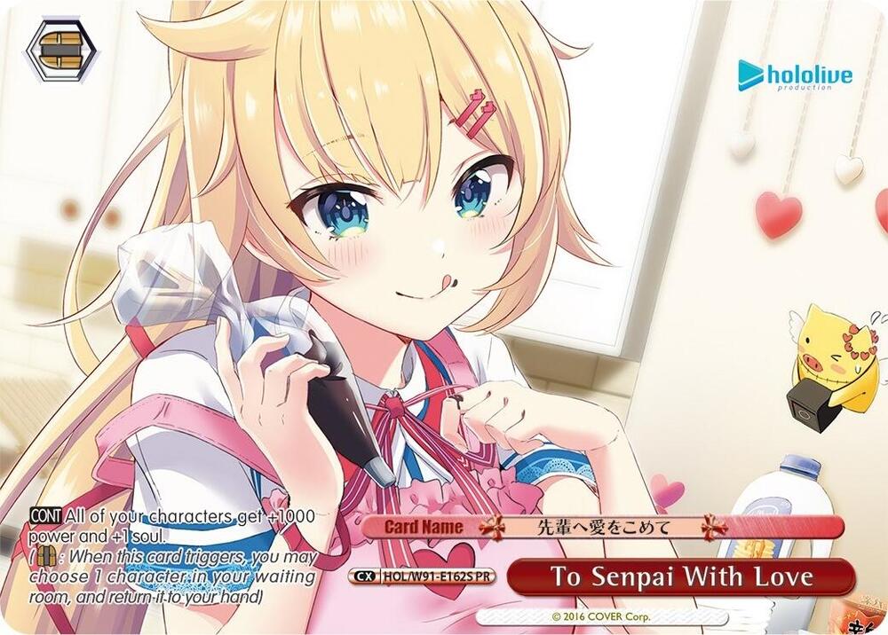 To Senpai With Love (PR Foil) - [hololive production] | Gear Gaming Fayetteville