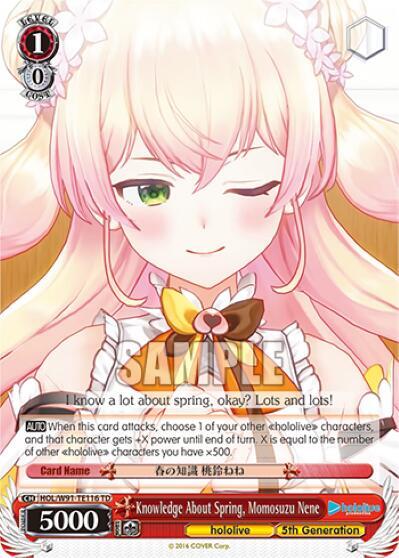 Knowledge About Spring, Momosuzu Nene - [hololive production] | Gear Gaming Fayetteville