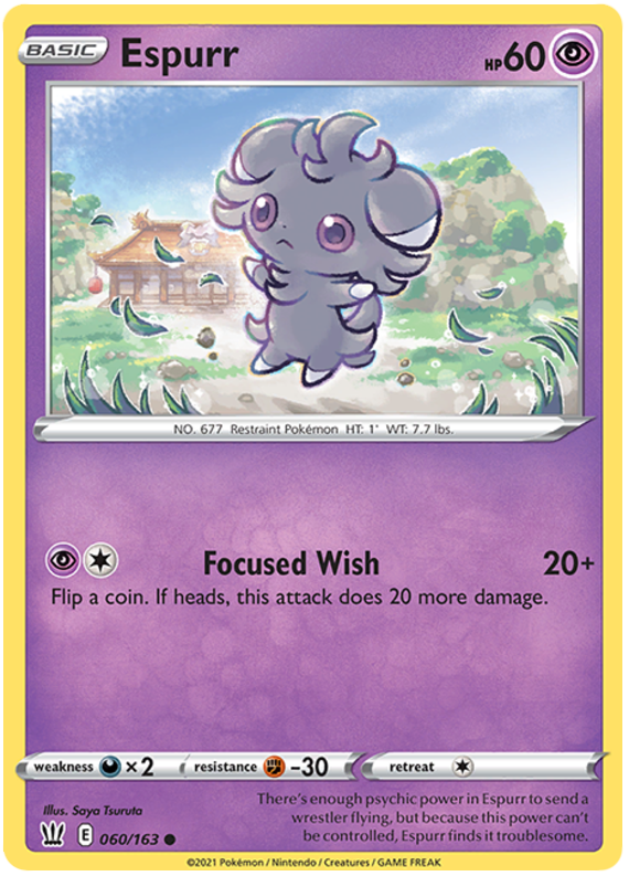 Espurr (060/163) [Sword & Shield: Battle Styles] | Gear Gaming Fayetteville